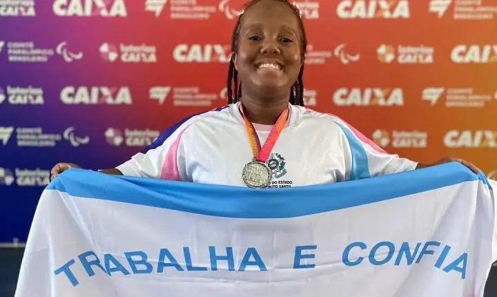 Capixaba é vice-campeã de halterofilismo no Meeting Paralímpico