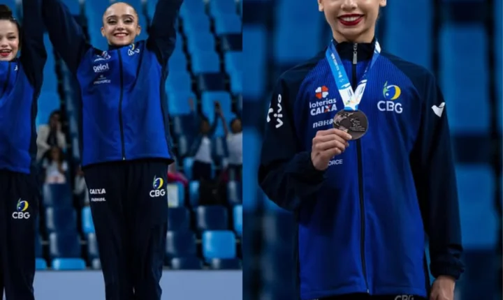 Capixabas conquistam cinco medalhas para o Brasil no Pan-Americano de Ginástica Rítmica