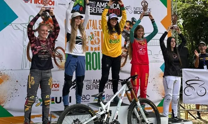 Ciclista capixaba é campeã do Continental Series Downhill