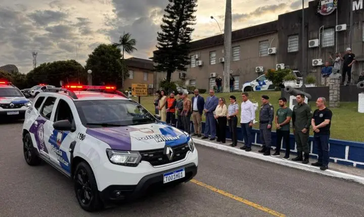 Estado reforça combate à violência contra a mulher com entrega de novas viaturas à Polícia Militar