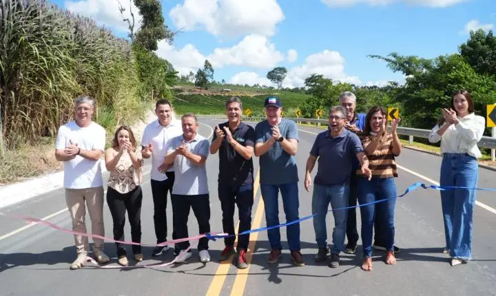 Governador Ferraço entrega pavimentação e inaugura rodovia ES-137 em Nova Venécia