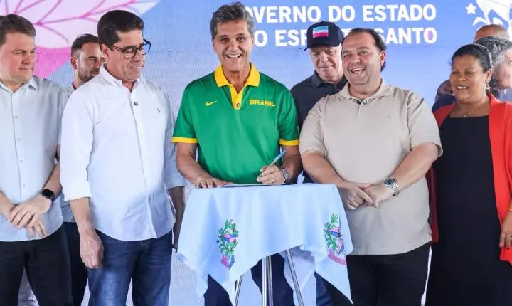 Governador Ricardo entrega rodovia e anuncia novos investimentos para educação infantil em Anchieta