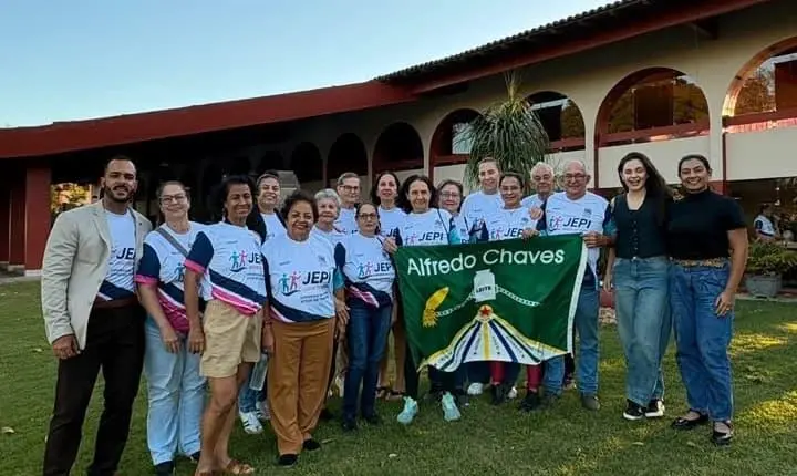 Idosos de Alfredo Chaves participam dos Jogos Estaduais da Pessoa Idosa 2026