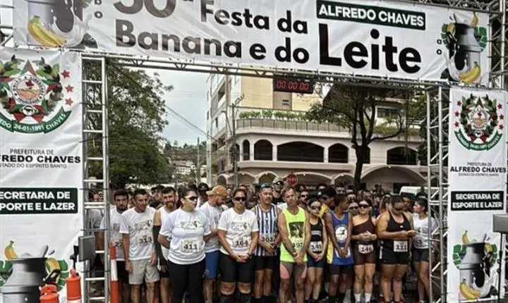 Inscrições abertas para a 51ª Corrida da Banana e do Leite em Alfredo Chaves