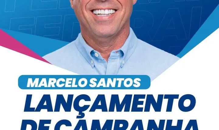 Marcelo Santos lança oficialmente campanha nesta segunda (17) em Vitória