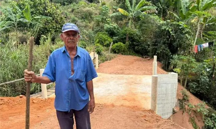 Nova ponte de concreto leva mais segurança e mobilidade à comunidade de Boa Vista