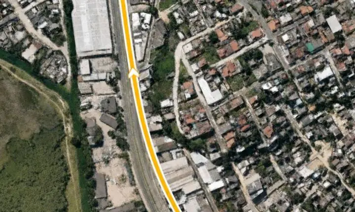Obras do Expresso GV avançam com desvio de tráfego para pista de concreto na Avenida Carlos Lindenberg