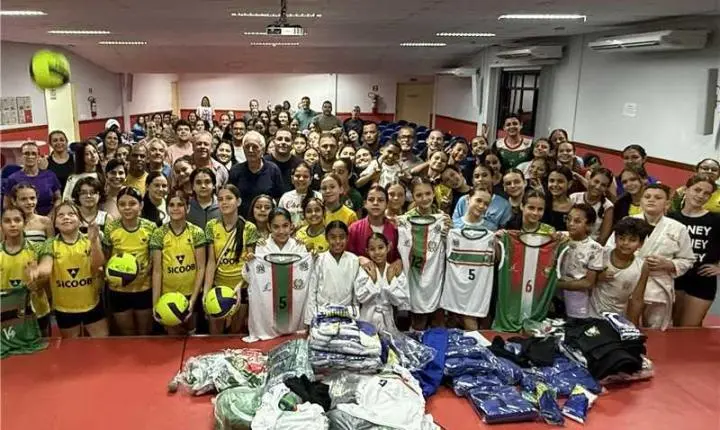 Projeto Campeões de Futuro recebe novos materiais esportivos em Alfredo Chaves