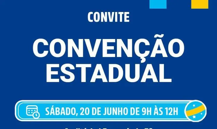 União Brasil define nova direção estadual em convenção neste sábado